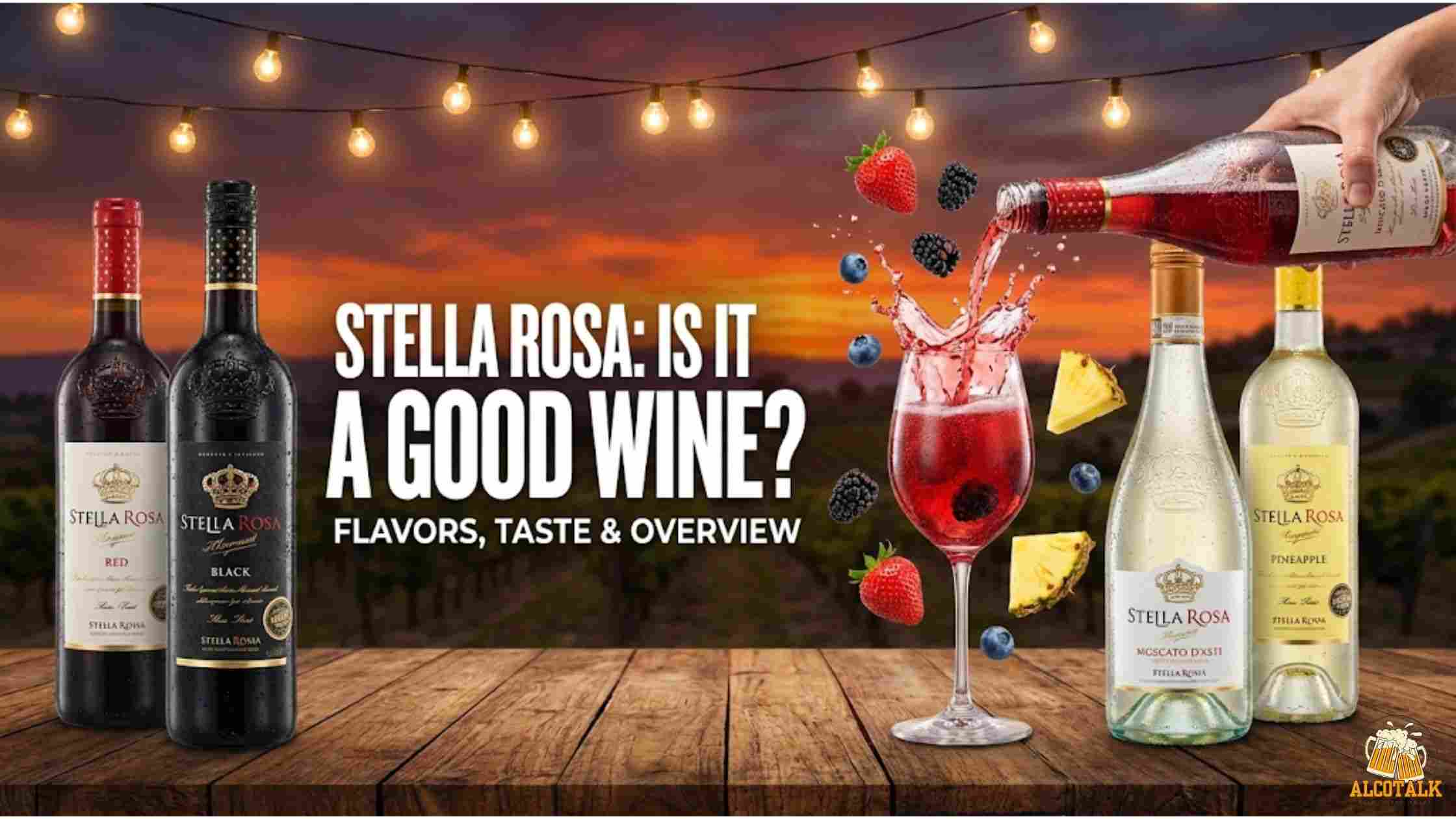 Is Stella Rosa a Good Wine? Flavors, Taste & Overview