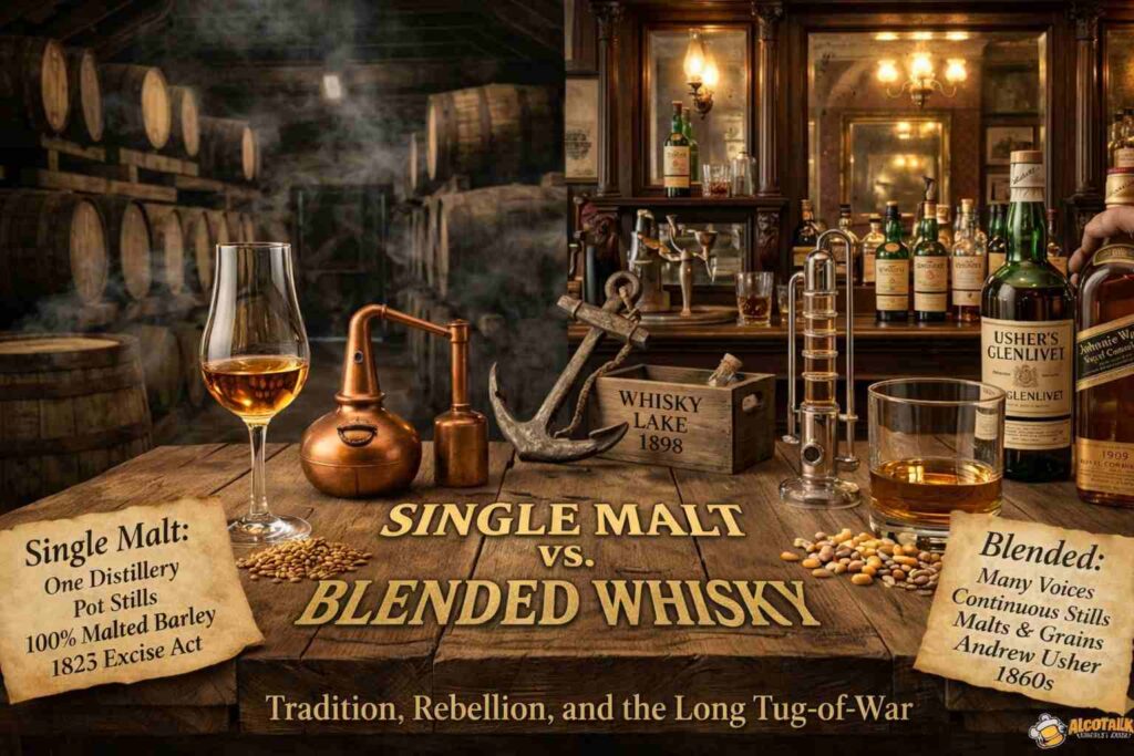 difference between single malt and blended